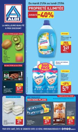 aldi - Flyer ALDI pour la semaine prochaine du du mardi 21/04/2026 au du lundi 27/04/2026