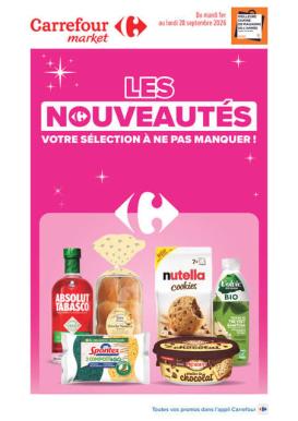 carrefour-market - Flyer Carrefour Market - LES Innovations DE Septembre pour la semaine prochaine du du mardi 01/09/2026 au du lundi 28/09/2026