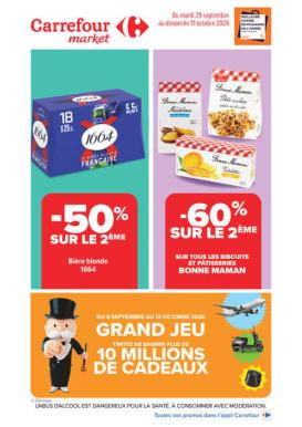 carrefour-market - Flyer Carrefour Market - Vos Promos du Quotidien pour la semaine prochaine du du mardi 29/09/2026 au du dimanche 11/10/2026
