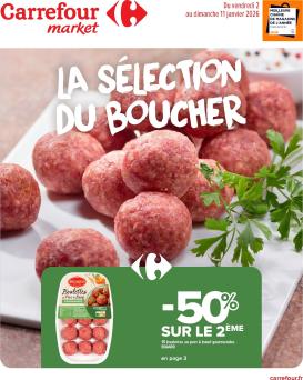 carrefour-market - Catalogue Carrefour Market - Boucher valable du 02/01 au 11/01