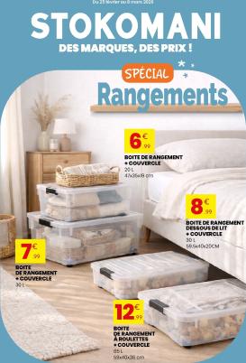 stokomani - Catalogue Stokomani - Rangements valable du 25/02/2026 au 08/03/2026