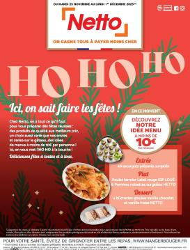 netto - Catalogue Netto - Menu Festif valable du 25/11 au 01/12