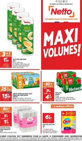 netto - Catalogue Netto - Maxi volumes valable du 03/02 au 16/02