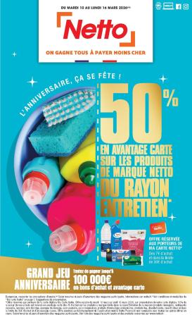 netto - Catalogue Netto - L'anniversaire, ça se fête ! valable du 10/03/2026 au 16/03/2026