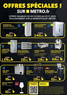 metro - Catalogue Metro - Les Black Days Marketplace valable du 30/10 au 29/11