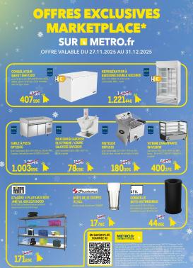 metro - Catalogue Metro - Offres Exclusives Marketplace valable du 27/11 au 31/12