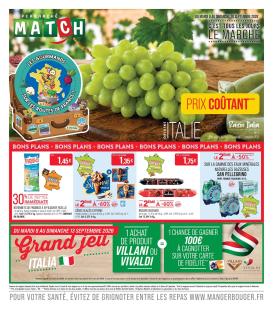 match - Flyer Match pour la semaine prochaine du du mardi 08/09/2026 au du dimanche 20/09/2026