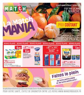 match - Flyer Match - La Match Mania pour la semaine prochaine du du mardi 20/10/2026 au du dimanche 01/11/2026