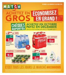 match - Catalogue Match - Achetez en gros économisez en grand valable du 14/10 au 26/10