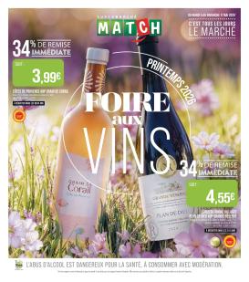 match - Flyer Match - Foire aux Vins pour la semaine prochaine du du mardi 05/05/2026 au du dimanche 17/05/2026