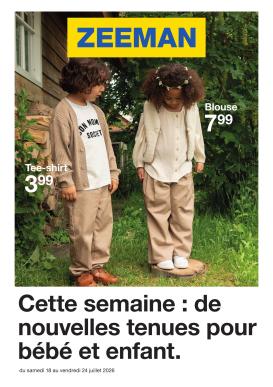 zeeman - Current Zeeman leaflet valid from du samedi 18/07/2026 to du vendredi 24/07/2026