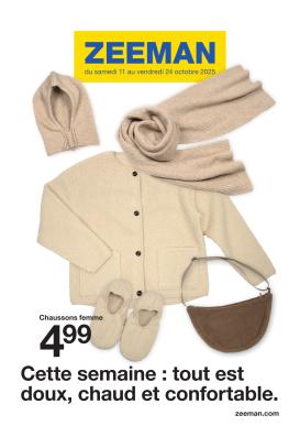 zeeman - Catalogue Zeeman valable du 11/10 au 24/10