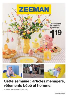 zeeman - Catalogue Zeeman valable du 14/03/2026 au 20/03/2026