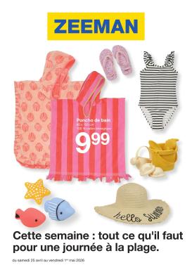 zeeman - Catalogue Zeeman valable du 25/04/2026 au 01/05/2026
