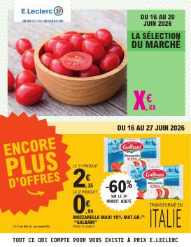 e-leclerc - Flyer E.Leclerc pour la semaine prochaine du du mardi 16/06/2026 au du samedi 27/06/2026