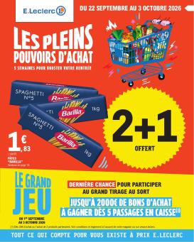 e-leclerc - Flyer E.Leclerc pour la semaine prochaine du du mardi 22/09/2026 au du samedi 03/10/2026