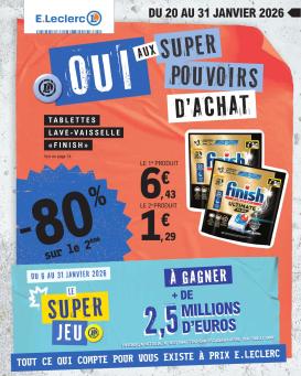 e-leclerc - Catalogue E.Leclerc valable du 20/01 au 31/01