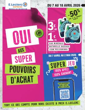 e-leclerc - Catalogue E.Leclerc - Express valable du 07/04/2026 au 18/04/2026