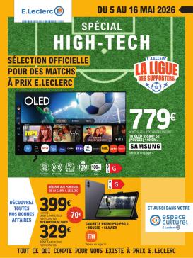 e-leclerc - Flyer E.Leclerc - High-Tech pour la semaine prochaine du du mardi 05/05/2026 au du samedi 16/05/2026