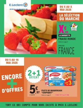 e-leclerc - Flyer E.Leclerc pour la semaine prochaine du du mardi 05/05/2026 au du samedi 16/05/2026