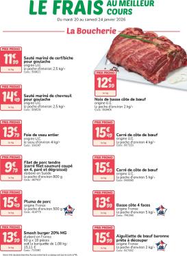 promocash - Catalogue Promocash - Le Frais valable du 20/01 au 24/01