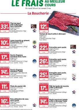 promocash - Current Promocash - Le Frais leaflet valid from du mardi 28/04/2026 to du samedi 02/05/2026