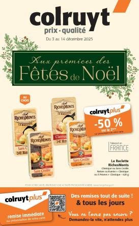 colruyt - Catalogue Colruyt - Aux prémices des Fêtes de Noël valable du 02/12 au 14/12