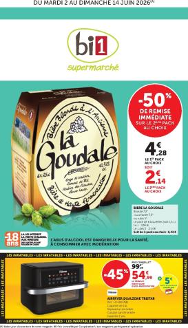 bi1 - Current Bi1 Supermarché leaflet valid from du mardi 02/06/2026 to du dimanche 14/06/2026