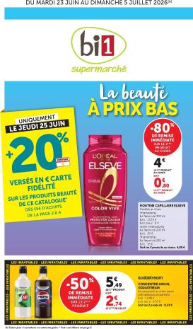 bi1 - Current Bi1 leaflet valid from du mardi 23/06/2026 to du dimanche 05/07/2026