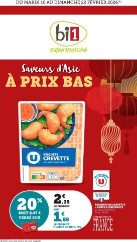 bi1 - Catalogue Bi1 - Baugy, Voujeaucourt, Lavans-les-Saint-Claude, Morbier, Salins, La Pacaudière, Bonny-sur-Loire, Lormes, La Clayette, Louhans, Mercurey, Verdun-sur-le-Doubs, Ancy-le-Franc, Vincelles valable du 10/02/2026 au 22/02/2026