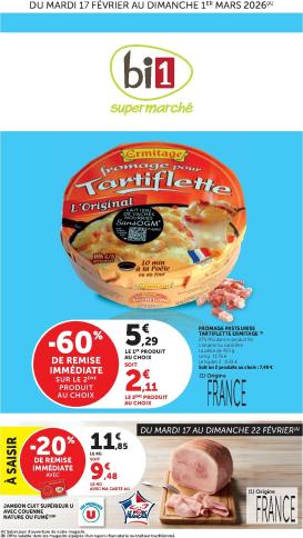 bi1 - Catalogue Bi1 Supermarché valable du 17/02/2026 au 01/03/2026