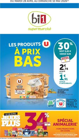 bi1 - Current Bi1 Supermarché leaflet valid from du mardi 28/04/2026 to du dimanche 10/05/2026