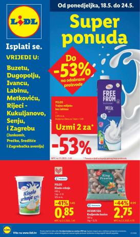 lidl - Aktualni katalog Lidl - Super Ponuda od ponedjeljka, 18.05.2026 do nedjelje, 24.05.2026