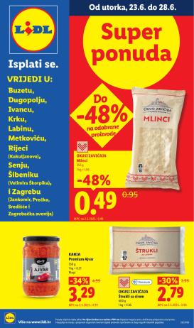 lidl - Aktualni katalog Lidl - Super Ponuda od utorka, 23.06.2026 do nedjelje, 28.06.2026