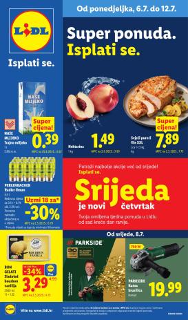 lidl - Novi Lidl katalog od ponedjeljka, 06.07.2026 do nedjelje, 12.07.2026