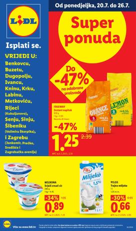 lidl - Aktualni katalog Lidl od ponedjeljka, 20.07.2026 do nedjelje, 26.07.2026