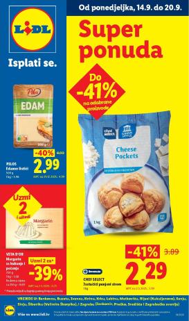 lidl - Aktualni katalog Lidl - Super Ponuda od ponedjeljka, 14.09.2026 do nedjelje, 20.09.2026