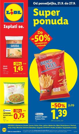 lidl - Aktualni katalog Lidl - Super Ponuda od ponedjeljka, 21.09.2026 do nedjelje, 27.09.2026
