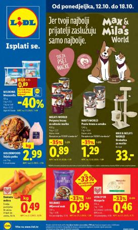 lidl - Novi Lidl katalog od ponedjeljka, 12.10.2026 do nedjelje, 18.10.2026