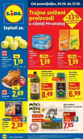 lidl - Novi Lidl katalog od ponedjeljka, 26.10.2026 do subote, 31.10.2026