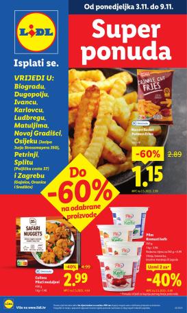 lidl - Prelistajte katalog Lidl - Super ponuda, vrijedi od 03.11. do 09.11.