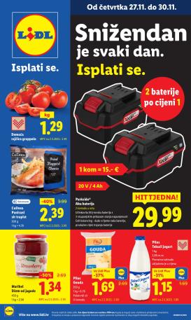lidl - Prelistajte katalog Lidl, vrijedi od 27.11. do 30.11.