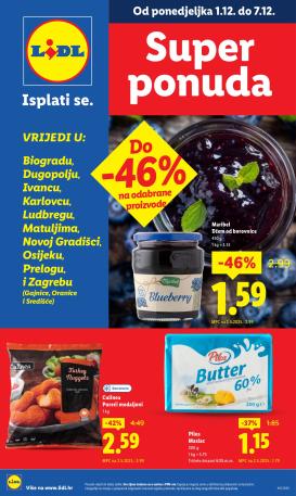 lidl - Prelistajte katalog Lidl - Super Ponuda, vrijedi od 01.12. do 07.12.