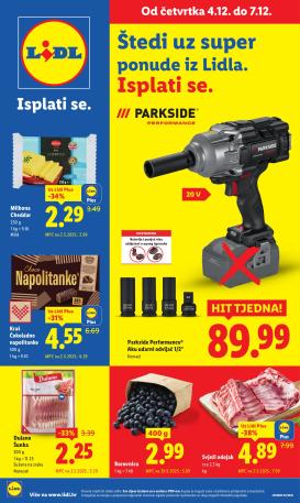 lidl - Prelistajte katalog Lidl, vrijedi od 04.12. do 07.12.