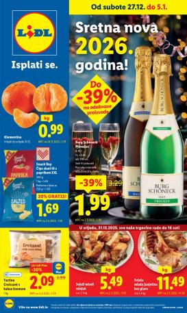 lidl - Prelistajte katalog Lidl, vrijedi od 27.12. do 05.01.
