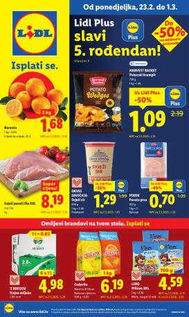 lidl - Prelistajte katalog Lidl, vrijedi od 23.02.2026 do 01.03.2026