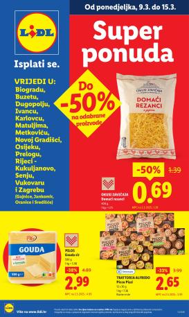 lidl - Prelistajte katalog Lidl - Super Ponuda, vrijedi od 09.03.2026 do 15.03.2026