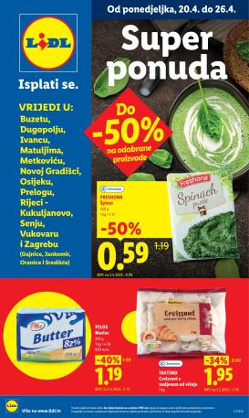 lidl - Aktualni Lidl - Super Ponuda katalog vrijedi od ponedjeljka 20.04.2026 do nedjelje 26.04.2026