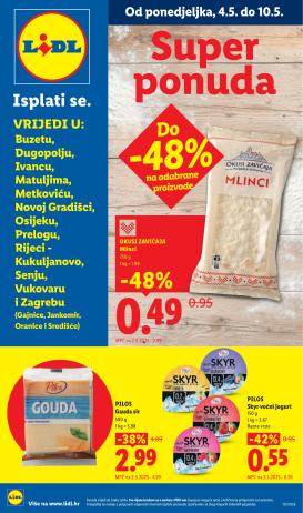 lidl - Aktualni Lidl - Super Ponuda katalog vrijedi od ponedjeljka 04.05.2026 do nedjelje 10.05.2026