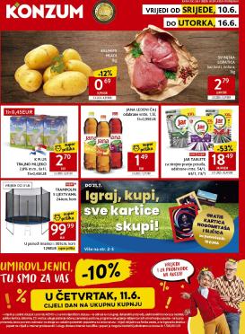 konzum - Novi Konzum katalog od srijede, 10.06.2026 do utorka, 16.06.2026